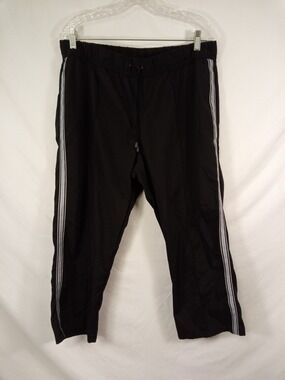 SBJ Active by St. John's Bay Women's Black Track Pants Sz XL
